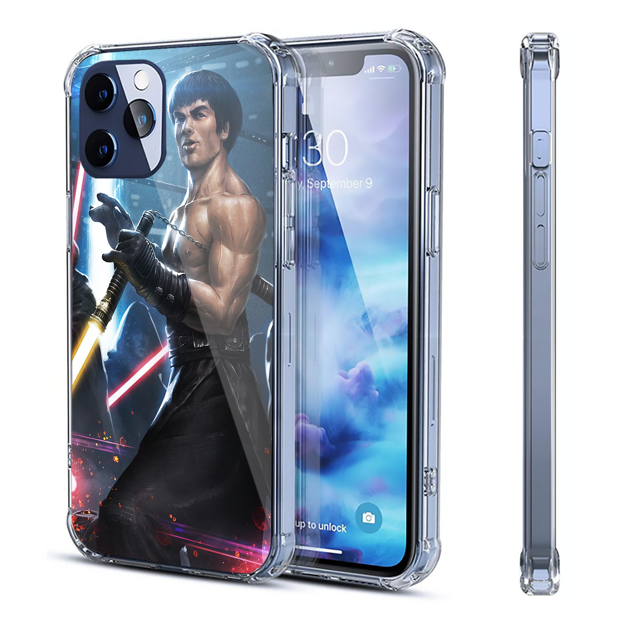 （画像用） スター・ウォーズ Star Wars 【iPhone 12シリーズ対応】透明スマホケース（クリアソフトケース）